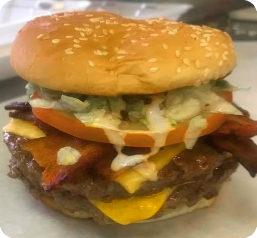 Dave's Last Stand burger and fries